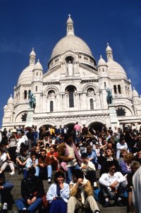 La basílica del Sacré Coeur en París