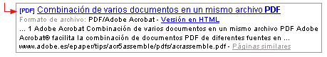 Encontrar archivos PDF